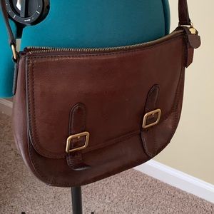 Frye leather saddle bag